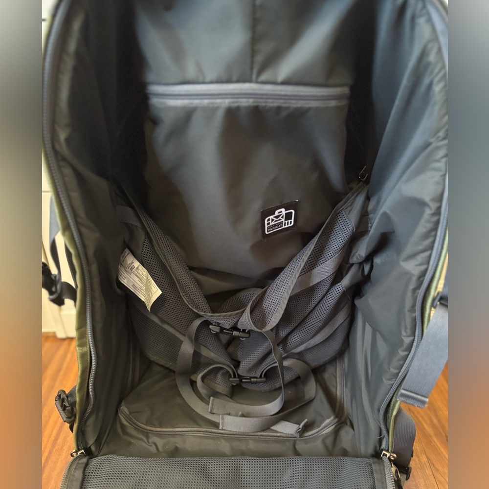 Eagle Creek Olive and Charcoal Travel Backpack - Picture 6 of 10